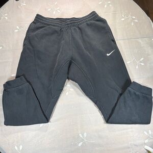 Nike Man Charcoal Washed Black Joggers / Pants / Sweatpants Large Classic Cozy